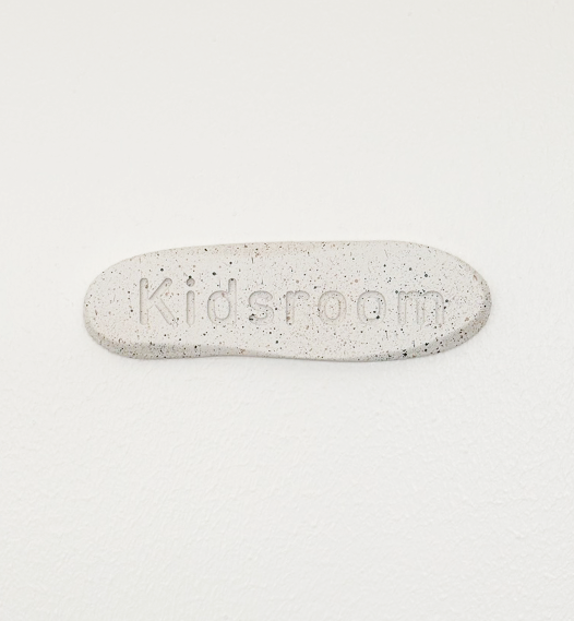 SIGN PLATE -FAUX STONE- 「Kidsroom」